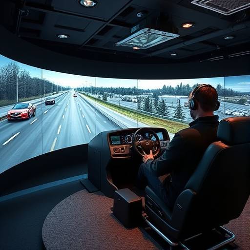 Driving simulation center